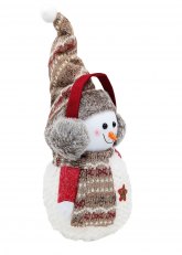 Muñeco de Nieve Blanco 45 x 22 Cm