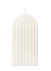Vela Rainbow Blanca 6x12 cm Blanco