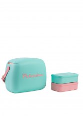 Lunchera Termica Polarbox con dos tupper Verde Agu