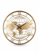 Reloj de pared Espejo Negro