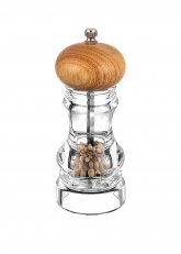 Molinillo de Acrílico Con Tapa De Madera 15,6 cm