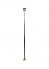 Barral Cortina de Baño C/Punteras Plateado-Blanco 