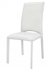 Silla Turmalina Tapizado Blanco