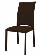 Silla Turmalina Tapizado Marron
