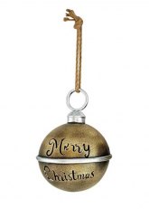 Cascabel Metálico “Merry Christmas” Mediano
