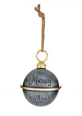 Cascabel Metálico “Merry Christmas” Mediano