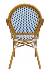 Silla French Bistro Blanco y Azul