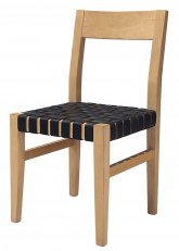 Silla Nativa Cuero Cuero Negro