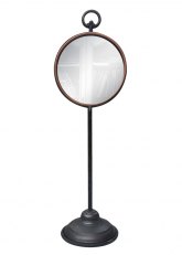 Espejo de Pie Metálico 66 cm - Negro