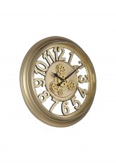 Reloj de Pared Engranajes Romanos Bronce