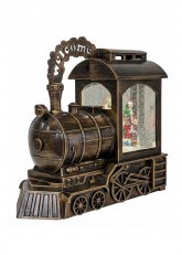 Tren Decorativo Dorado LED 24x24cm