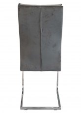 Silla Amalfi Grey Velvet