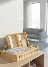 Set de 3 Bandejas Roble