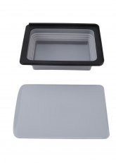 Bandeja escurridora con tabla para cortar