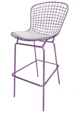 Taburete Bertoia Pintado Ultra Tono Violeta