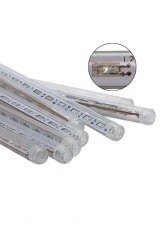 Tubos LED Lluvia de Meteoros Cálidos