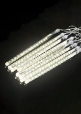 Tubos LED Lluvia de Meteoros Cálidos
