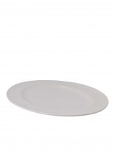 Plato Oval Porcelana 35.8 CM Blanco