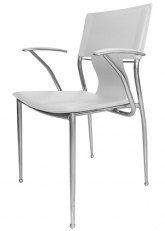 Sillón Diamante Tapizado Blanco