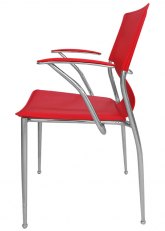 Sillón Diamante Tapizado Rojo