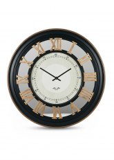 Reloj de Pared Romanos Minimal Negro