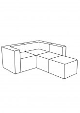 Asiento Tetris Modular Componible