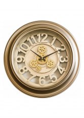 Reloj de Pared Engranajes Árabes Oro Mate