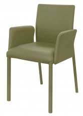Sillon Onyx Tapizado Verde Musgo