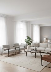 Alfombra Relieve Cuadrados 100 cm