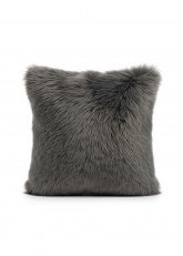 Almohadón Nórdico Pelo Largo Gris