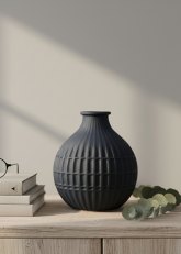 Florero Arenas II Negro