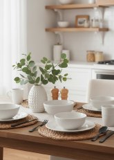 Set de Vajilla de 16  piezas blanca I