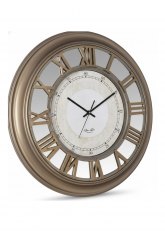 Reloj de Pared Romanos Minimal Bronce