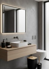 Set Accesorios Baño Nórdico Negro