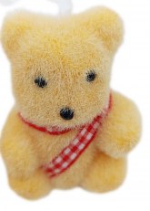 Set de 3 Ositos Caramelo con Pañuelo a Cuadros