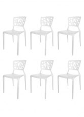 Set Silla Amelie x6 Blanco