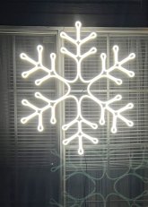 Copo de nieve LED 100 cm
