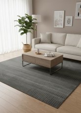 Alfombra de círculos concéntricos 160 cm