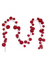 Guirnalda de Bolas Navideñas Rojas