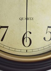 Reloj de pared Vintage Borde Dorado