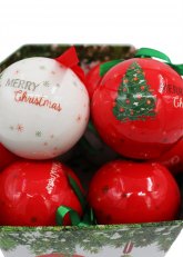Caja de Esferas Navideñas Árboles