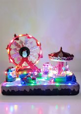 Parque Navideño con Noria LED