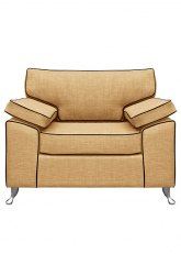 Sillón Portofino 1 Cuerpo Bolton Beige Claro