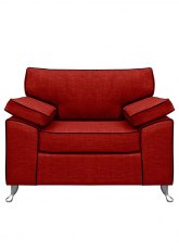 Sillón Portofino 1 Cuerpo Venecia Rojo