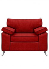 Sillón Portofino 1 Cuerpo Bari Bordo