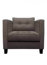 Sillón Positano 1 Cuerpo Bolton Gris Oscuro