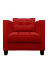 Sillón Positano 1 Cuerpo Venecia Rojo