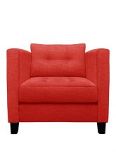 Sillón Positano 1 Cuerpo Bari Rojo