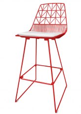 Banqueta Vancouver Tono Rojo