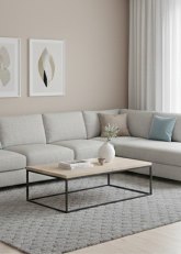 Alfombra Diamante Gris 200 cm